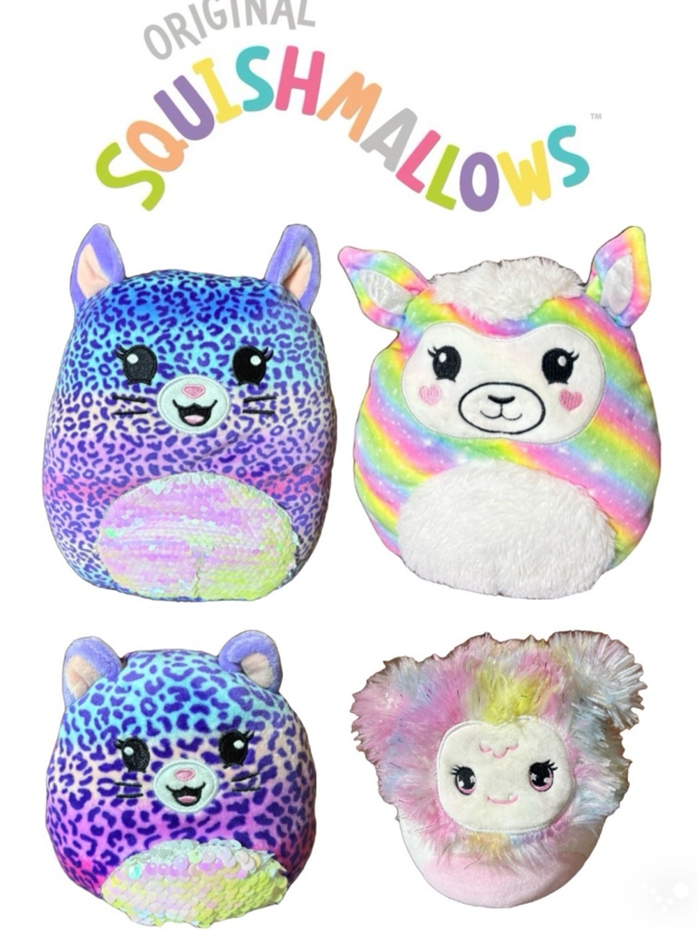 4 Squishmallows Pack-scented mystery (all perfect condition) bundle - Picture 2 of 2